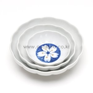 벚꽃잎 찬기 /43241/찬그릇/종지/앞접시/반찬접시/단무지접시/짜사이접시/맛집도자기그릇