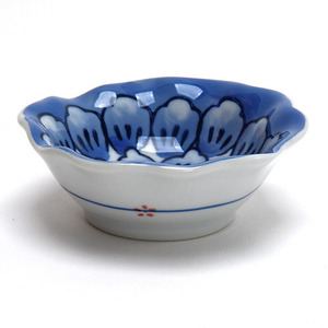 파란꽃종지 /41553/초장그릇/소스그릇/소스기/도자기초장기/도자기초장그릇