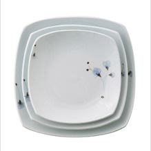 제비꽃 사각접시  /42010 /요리접시/한식접시/안주접시/한정식그릇/업소용도자기